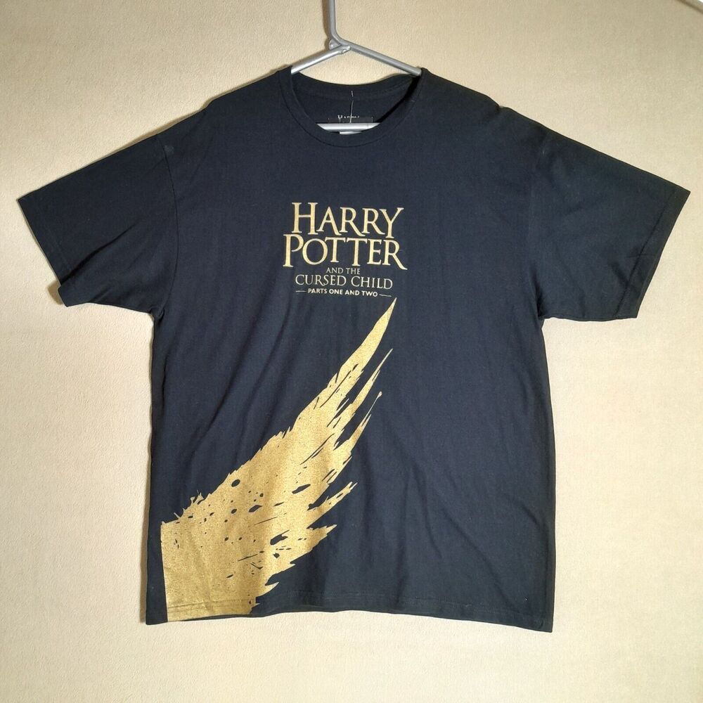Harry Potter And The Cursed Child Lyric Theater New York Black T-Shirt XL